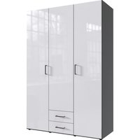 Wimex Kleiderschrank "Mugano, in vielen Breiten, 208 oder 236cm hoch, Made in Germany", (mit langen oder kurzen Griffen aus Metall), wahlweise mit oder ohne Spiegel, mit Schubladen von Wimex