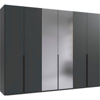 Wimex Kleiderschrank "Mugano,in 8 Breiten,3 Höhen,2 Tiefen, viele Farben, Made in Germany", (in Basic oder Premium Ausstattung mit 2 weiteren Einlegeböden), mit langen oder kurzen Griffen aus Metall, mit oder ohne Spiegel von Wimex