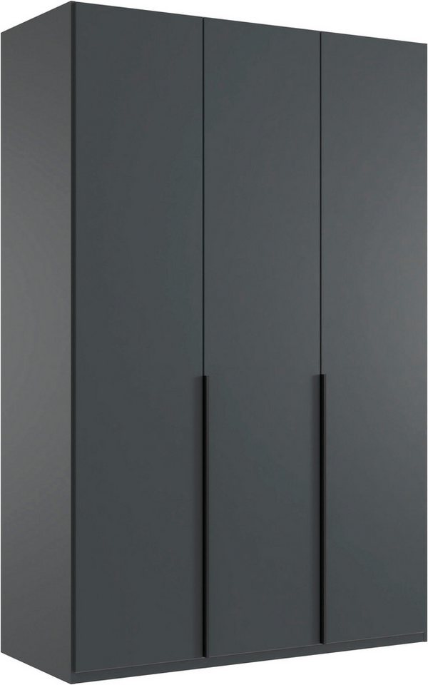 Wimex Kleiderschrank Mugano,in 8 Breiten,3 Höhen,2 Tiefen, viele Farben, Made in Germany (in Basic oder Premium Ausstattung mit 2 weiteren Einlegeböden) mit langen oder kurzen Griffen aus Metall, mit oder ohne Spiegel von Wimex
