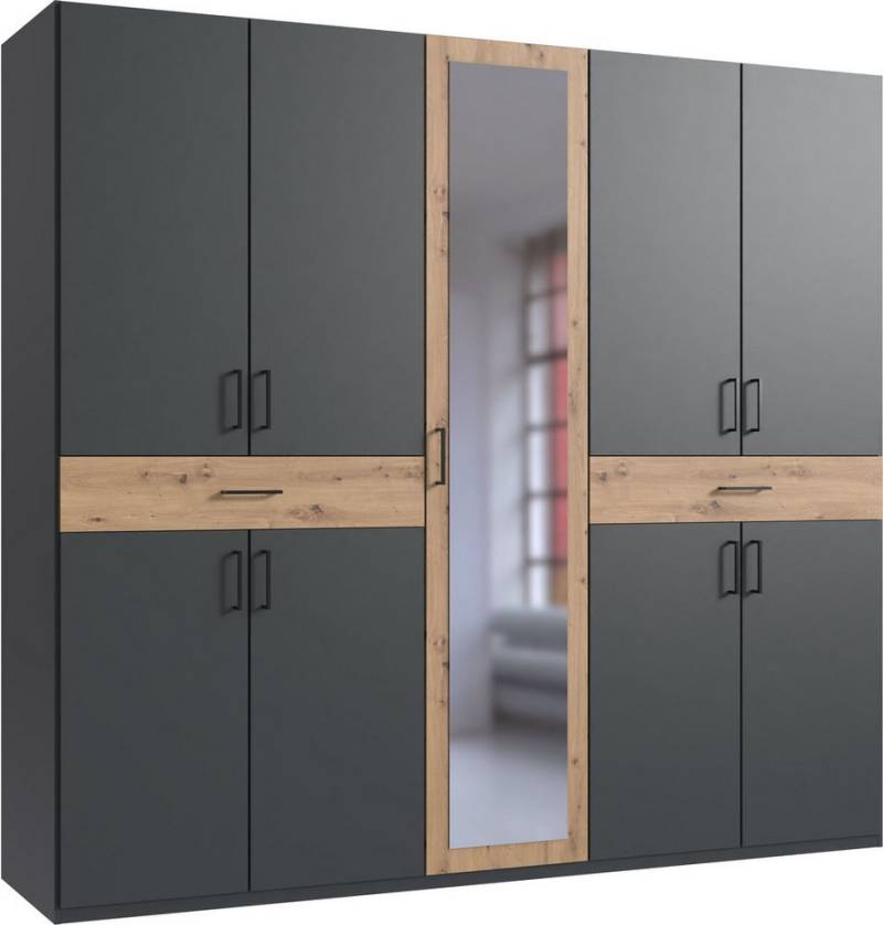 Wimex Drehtürenschrank Tibet mit Schubkästen auf bequemer Zugriffshöhe von Wimex