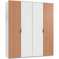 Wimex Drehtürenschrank "Tunis", inklusive Kranzleiste, Türen in Lamellen Optik von Wimex
