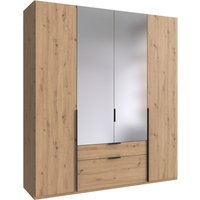 Wimex Kleiderschrank "Mugano, in vielen Breiten, 208 oder 236cm hoch, Made in Germany", (mit langen oder kurzen Griffen aus Metall), wahlweise mit oder ohne Spiegel, mit Schubladen von Wimex