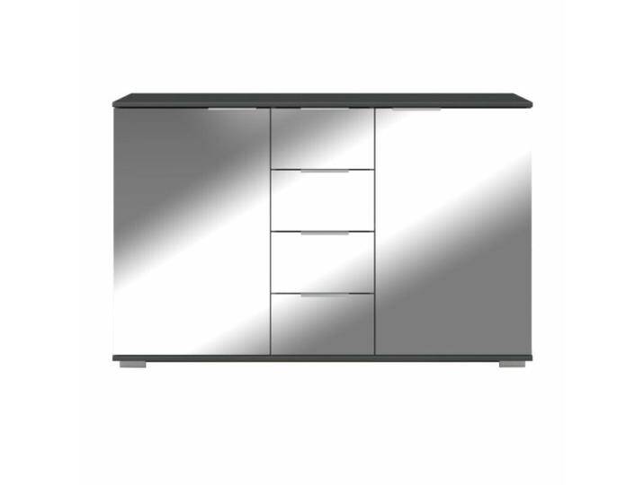 Wimex Easy Plus Kombikommode - Dekor graphit, Spiegelglas, Modern von Wimex
