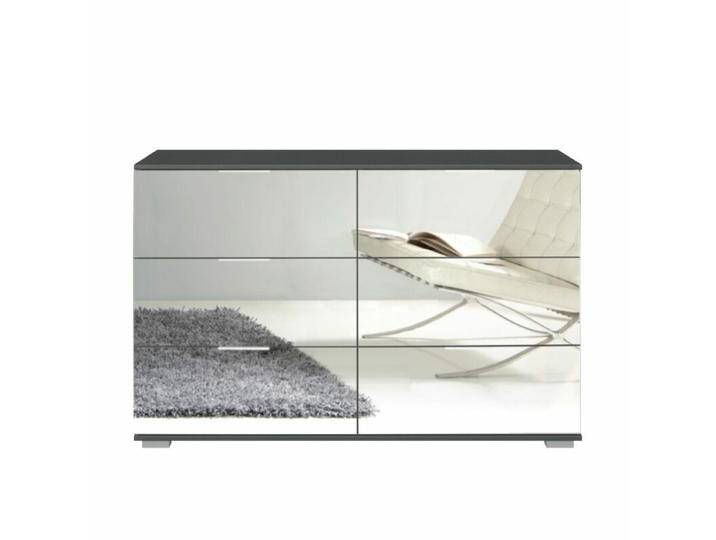 Wimex Easy Plus Sideboard - Dekor graphit, Spiegelglas von Wimex