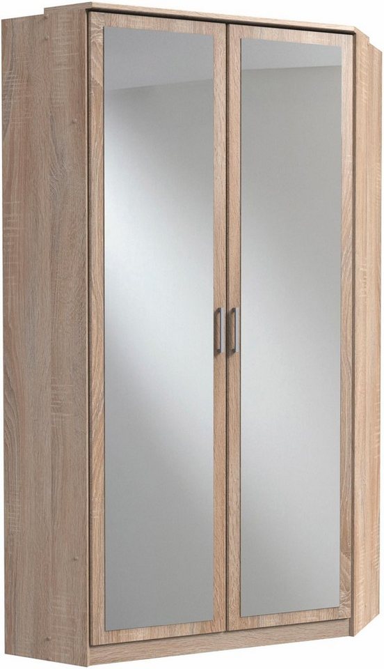 Wimex Eckkleiderschrank Click mit 2 Spiegeltüren von Wimex