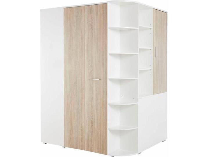 Wimex Eckkleiderschrank Joker begehbarer Kleiderschrank, Garderobe, Ecklösung, weiß, weiß/struktureichefarben hell Wimex Eckkleiderschrank Joker begehbarer Kleiderschrank, Garderobe, Ecklösung, weiß, weiß/struktureichefarben hell von Wimex