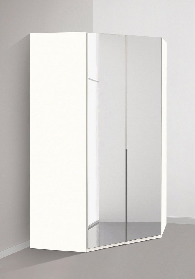 Wimex Eckkleiderschrank New York mit Spiegeltüren und LED Leuchte Wimex Eckkleiderschrank New York mit Spiegeltüren und LED Leuchte von Wimex