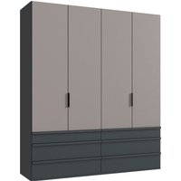 Wimex Falttürenschrank "Oxford by fresh to go, in 3 Breiten und 2 Höhen, Made in Germany" mit Schubladen, wahlweise mit oder ohne Spiegel, mit hochwertigen Falttüren für den perfekten Überblick von Wimex