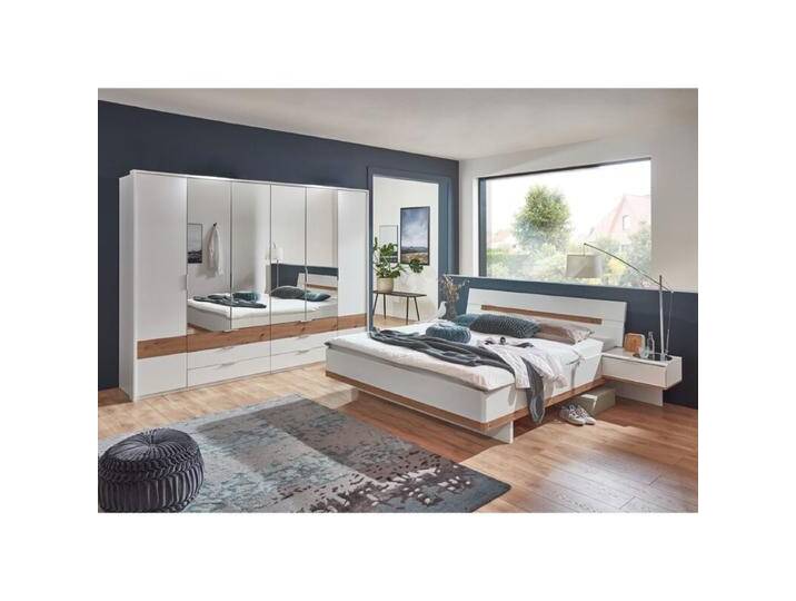 Wimex Gibraltar Schlafzimmer 3-tlg. mit Spiegel-Drehtürenschrank inkl. Passepartoutrahmen, Modern, Zeitlos von Wimex