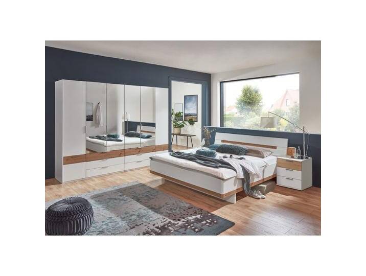 Wimex Gibraltar Schlafzimmer 3-tlg. mit Spiegel-Drehtürenschrank, Modern, Zeitlos von Wimex