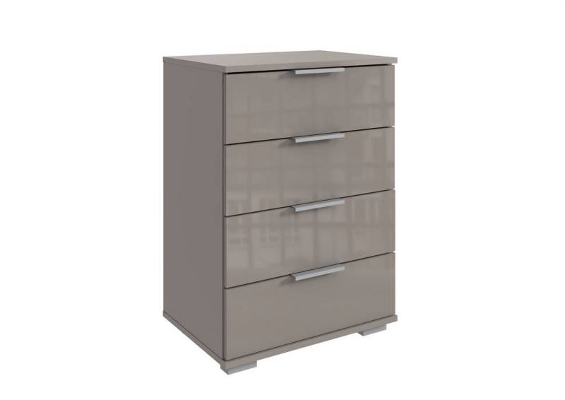 Wimex Hochkommode 4 Schubladen, SAHARAGRAU - 52x74x38cm (BxHxT) von Wimex