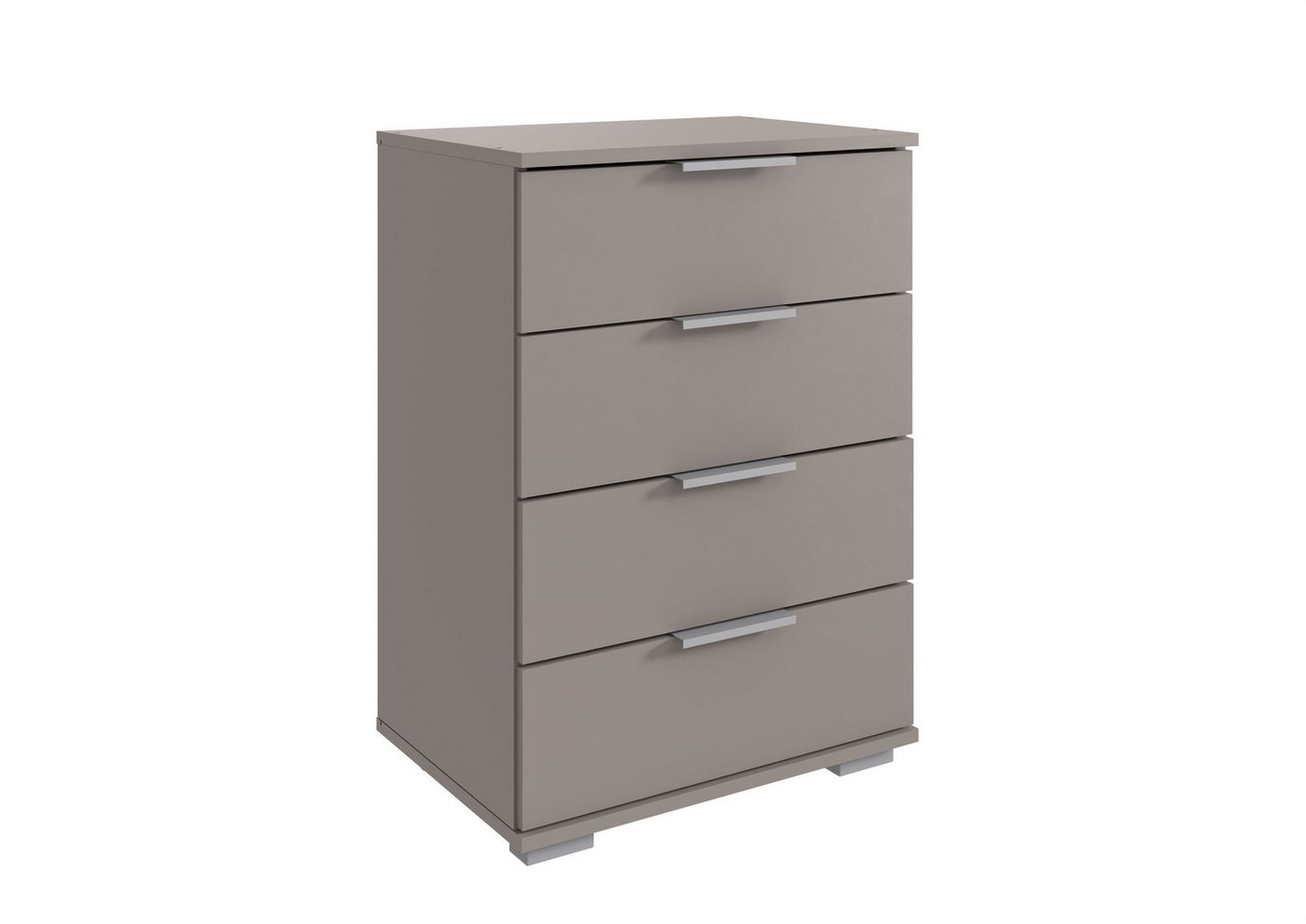 Wimex Hochkommode 4 Schubladen, in SAHARAGRAU - 52x74x38cm (BxHxT) von Wimex