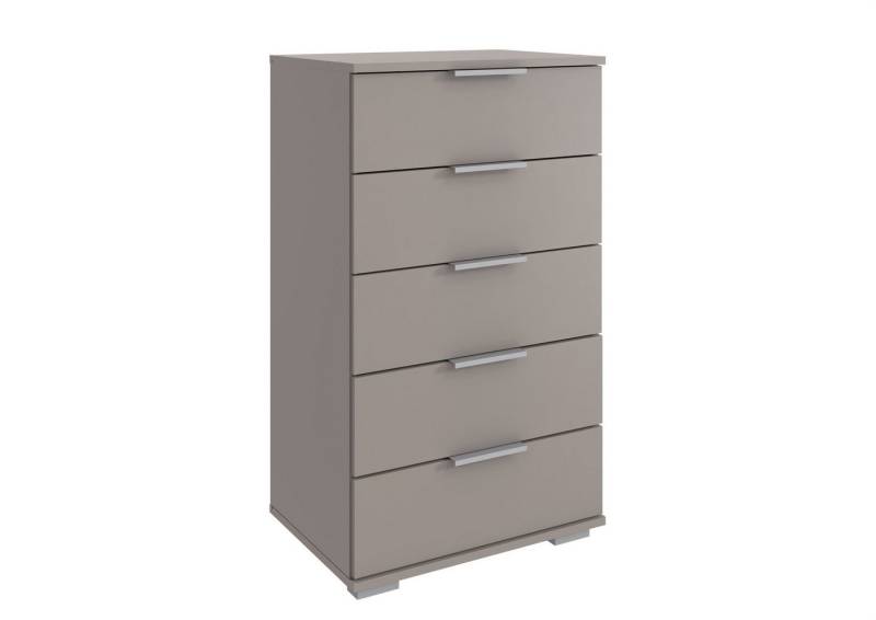 Wimex Hochkommode 5 Schubladen, in SAHARAGRAU - 49x102x41cm (BxHxT) von Wimex