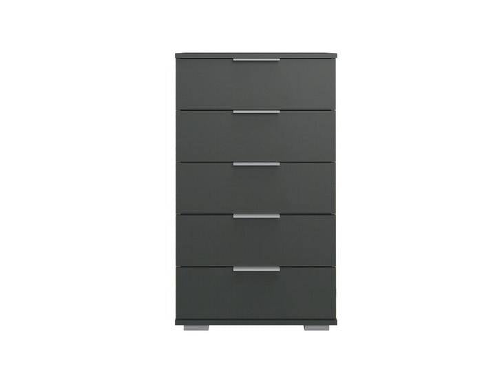 Wimex Hochkommode in graphit mit 5 Schubladen (BxHxT: 49x102x41 cm) von Wimex