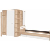 Wimex Jugendzimmer-Set "Joker Kleiderschrank mit Garderobe, Bett und Stauraumschubladen" Set, 4 Stk. tlg. von Wimex