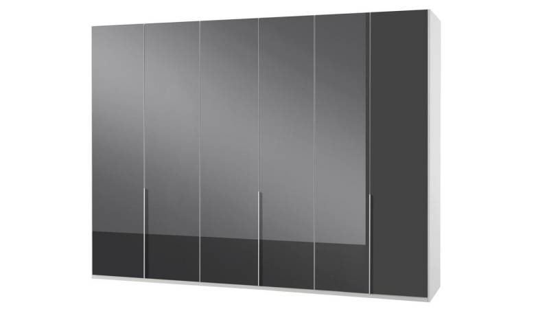 Wimex Kleiderschrank Kleiderschrank New York C ca. 270x208 cm Glas grau weiß Wimex Kleiderschrank Kleiderschrank New York C ca. 270x208 cm Glas grau weiß von Wimex
