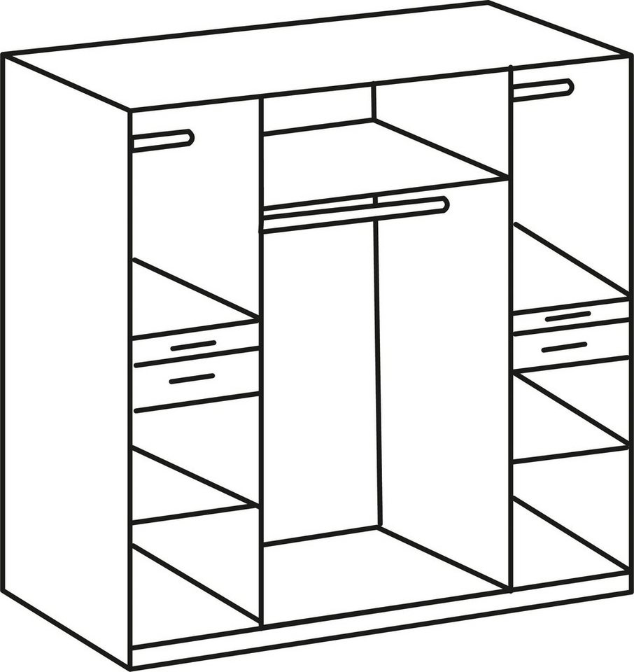 Wimex Kleiderschrank Koblenz mit Accessoire-Schubkästen von Wimex