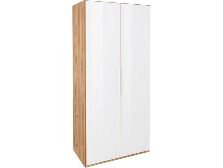 Wimex Kleiderschrank Level by fresh to go Türen vollflächig mit farbigem Glas, beige, Türen: 2 St., plankeneichefarben/Weißglas Wimex Kleiderschrank Level by fresh to go Türen vollflächig mit farbigem Glas, beige, Türen: 2 St., plankeneichefarben/Weißglas von Wimex