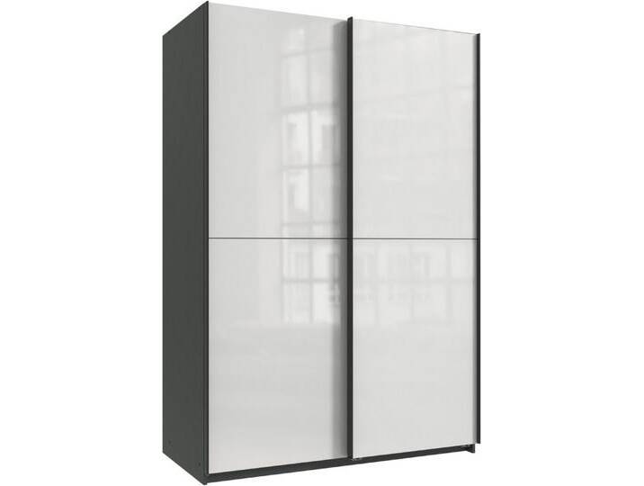Wimex Kleiderschrank Mugano, B/T/H 135 oder 180/65/198cm, Made in Germany (wähle Deine Ausstattung: Basic oder Premium) 2 Schwebetüren mit oder ohne Spiegel von Wimex