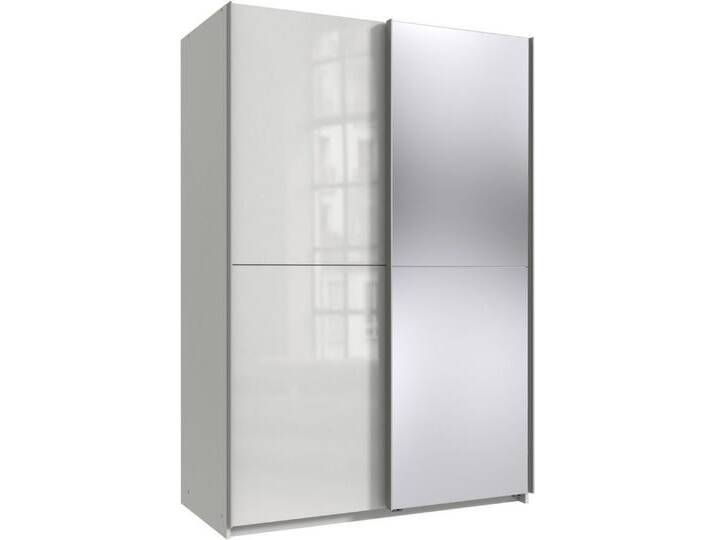 Wimex Kleiderschrank Mugano, B/T/H 135 oder 180/65/198cm, Made in Germany (wähle Deine Ausstattung: Basic oder Premium) 2 Schwebetüren mit oder ohne Spiegel von Wimex
