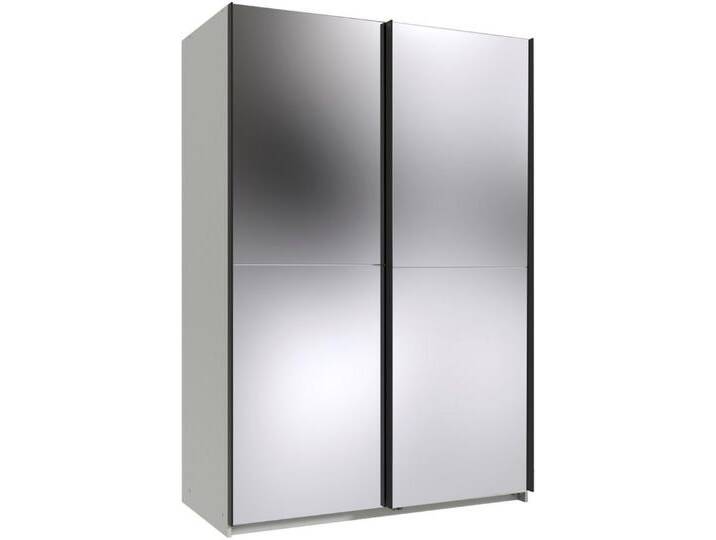 Wimex Kleiderschrank Mugano, B/T/H 135 oder 180/65/198cm, Made in Germany (wähle Deine Ausstattung: Basic oder Premium) 2 Schwebetüren mit oder ohne Spiegel von Wimex