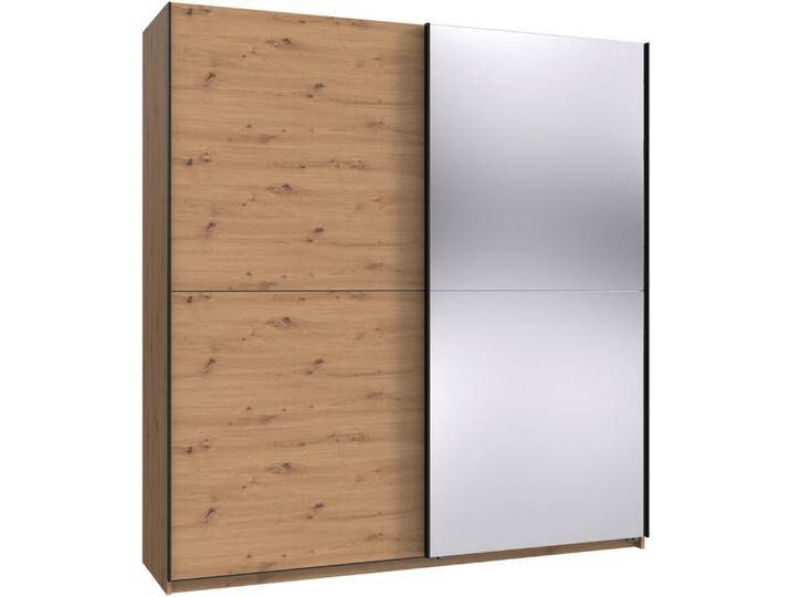 Wimex Kleiderschrank Mugano, B/T/H 135 oder 180/65/198cm, Made in Germany (wähle Deine Ausstattung: Basic oder Premium) 2 Schwebetüren mit oder ohne Spiegel von Wimex