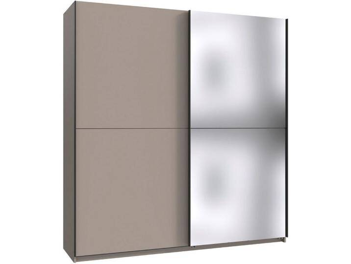 Wimex Kleiderschrank Mugano, B/T/H 135 oder 180/65/198cm, Made in Germany (wähle Deine Ausstattung: Basic oder Premium) 2 Schwebetüren mit oder ohne Spiegel von Wimex