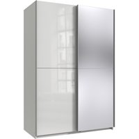 Wimex Kleiderschrank "Mugano, B/T/H 135 oder 180/65/198cm, Made in Germany", (wähle Deine Ausstattung: Basic oder Premium), 2 Schwebetüren mit oder ohne Spiegel, Metallgriffe von Wimex