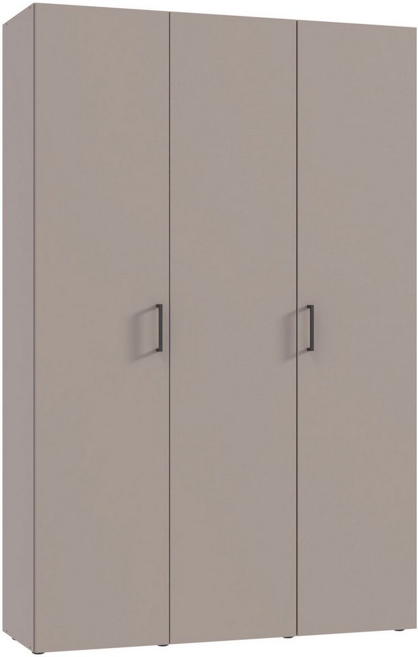 Wimex Kleiderschrank Mugano,in 8 Breiten,3 Höhen,2 Tiefen, viele Farben, Made in Germany (in Basic oder Premium Ausstattung mit 2 weiteren Einlegeböden) mit langen oder kurzen Griffen aus Metall, mit oder ohne Spiegel von Wimex