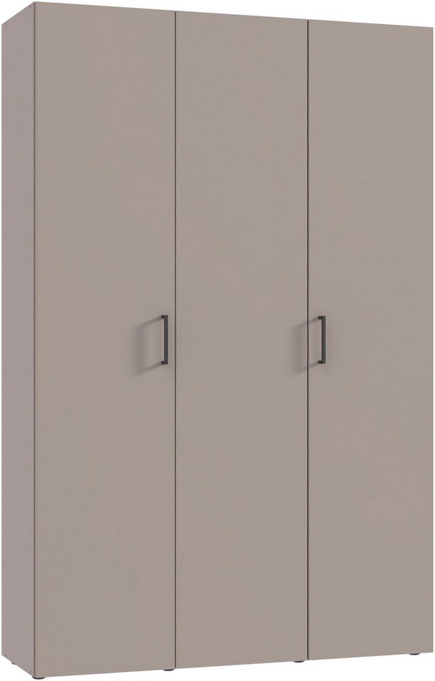 Wimex Kleiderschrank Mugano,in 8 Breiten,3 Höhen,2 Tiefen, viele Farben, Made in Germany (in Basic oder Premium Ausstattung mit 2 weiteren Einlegeböden) mit langen oder kurzen Griffen aus Metall, mit oder ohne Spiegel von Wimex