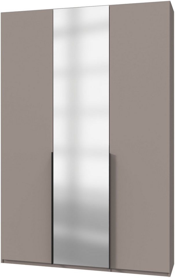 Wimex Kleiderschrank Mugano,in 8 Breiten,3 Höhen,2 Tiefen, viele Farben, Made in Germany (in Basic oder Premium Ausstattung mit 2 weiteren Einlegeböden) mit langen oder kurzen Griffen aus Metall, mit oder ohne Spiegel von Wimex