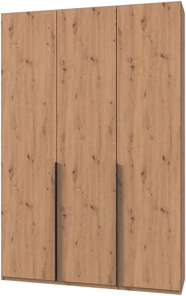 Wimex Kleiderschrank Mugano,in 8 Breiten,3 Höhen,2 Tiefen, viele Farben, Made in Germany (in Basic oder Premium Ausstattung mit 2 weiteren Einlegeböden) mit langen oder kurzen Griffen aus Metall, mit oder ohne Spiegel von Wimex
