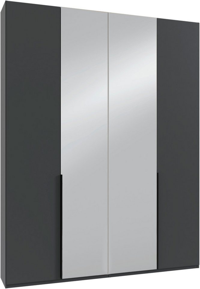 Wimex Kleiderschrank Mugano,in 8 Breiten,3 Höhen,2 Tiefen, viele Farben, Made in Germany (in Basic oder Premium Ausstattung) mit langen oder kurzen Griffen aus Metall, mit oder ohne Spiegel von Wimex