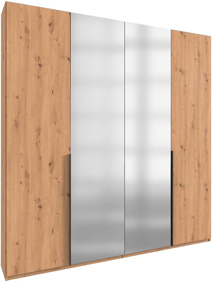 Wimex Kleiderschrank Mugano,in 8 Breiten,3 Höhen,2 Tiefen, viele Farben, Made in Germany (in Basic oder Premium Ausstattung) mit langen oder kurzen Griffen aus Metall, mit oder ohne Spiegel von Wimex