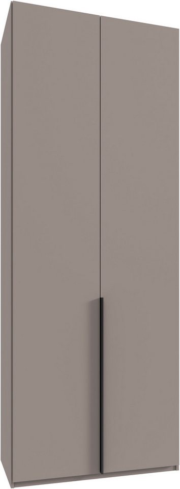 Wimex Kleiderschrank Mugano,in 8 Breiten,3 Höhen,2 Tiefen, viele Farben, Made in Germany (in Basic oder Premium Ausstattung mit 2 weiteren Einlegeböden) mit langen oder kurzen Griffen aus Metall, mit oder ohne Spiegel von Wimex