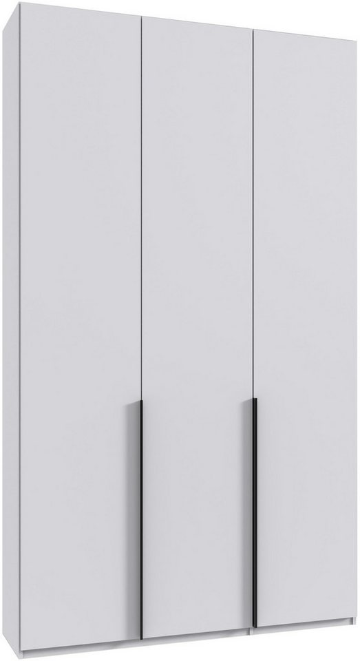 Wimex Kleiderschrank Mugano,in 8 Breiten,3 Höhen,2 Tiefen, viele Farben, Made in Germany (in Basic oder Premium Ausstattung mit 2 weiteren Einlegeböden) mit langen oder kurzen Griffen aus Metall, mit oder ohne Spiegel von Wimex