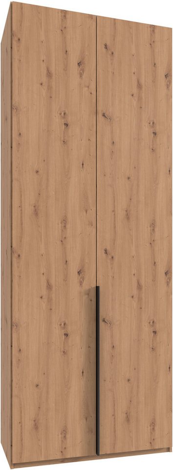 Wimex Kleiderschrank Mugano,in 8 Breiten,3 Höhen,2 Tiefen, viele Farben, Made in Germany (in Basic oder Premium Ausstattung mit 2 weiteren Einlegeböden) mit langen oder kurzen Griffen aus Metall, mit oder ohne Spiegel von Wimex