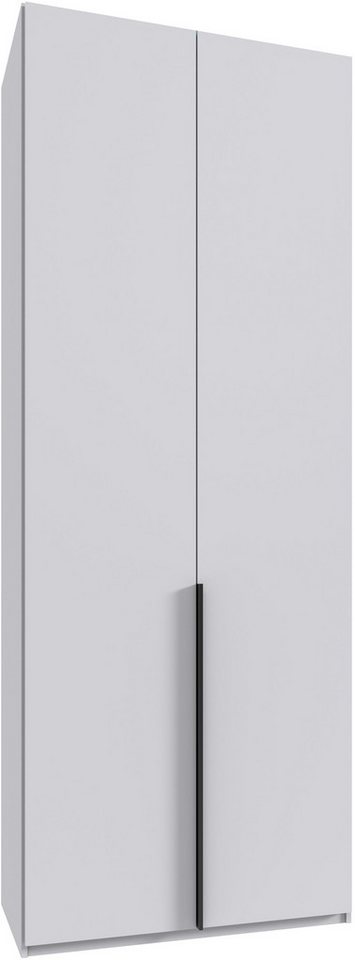 Wimex Kleiderschrank Mugano,in 8 Breiten,3 Höhen,2 Tiefen, viele Farben, Made in Germany (in Basic oder Premium Ausstattung mit 2 weiteren Einlegeböden) mit langen oder kurzen Griffen aus Metall, mit oder ohne Spiegel von Wimex