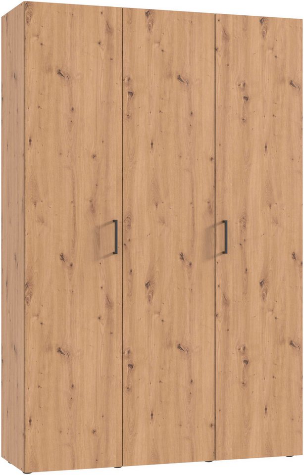 Wimex Kleiderschrank Mugano,in 8 Breiten,3 Höhen,2 Tiefen, viele Farben, Made in Germany (in Basic oder Premium Ausstattung mit 2 weiteren Einlegeböden) mit langen oder kurzen Griffen aus Metall, mit oder ohne Spiegel von Wimex