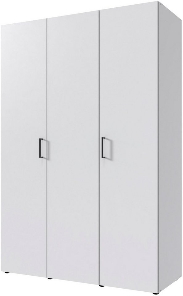 Wimex Kleiderschrank Mugano,in 8 Breiten,3 Höhen,2 Tiefen, viele Farben, Made in Germany (in Basic oder Premium Ausstattung mit 2 weiteren Einlegeböden) mit langen oder kurzen Griffen aus Metall, mit oder ohne Spiegel von Wimex