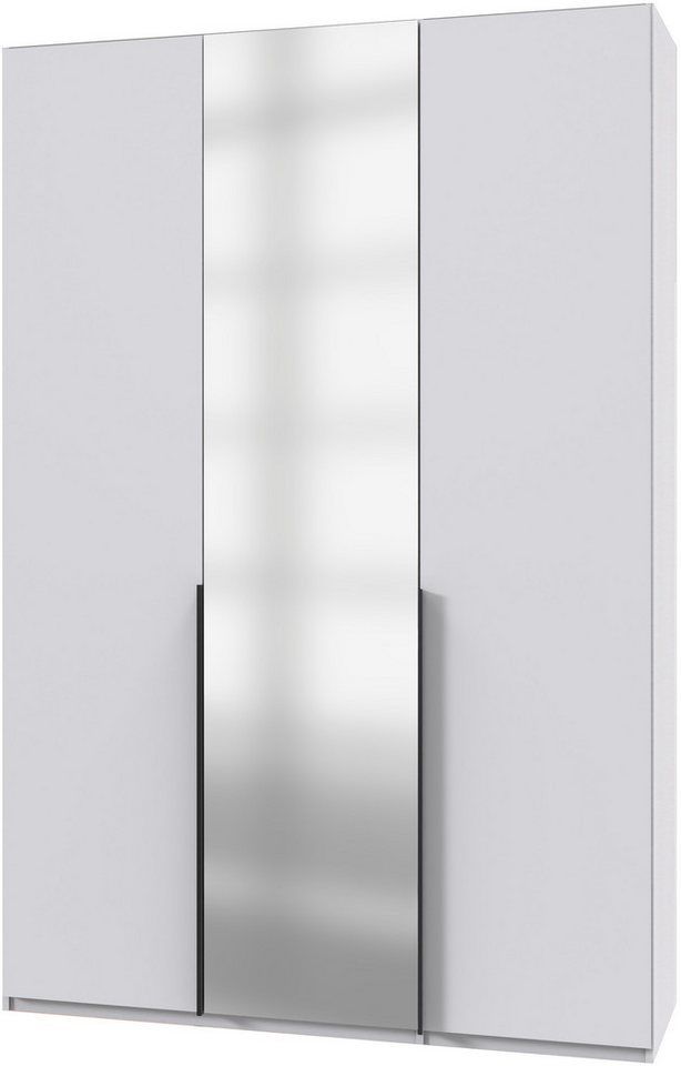 Wimex Kleiderschrank Mugano,in 8 Breiten,3 Höhen,2 Tiefen, viele Farben, Made in Germany (in Basic oder Premium Ausstattung mit 2 weiteren Einlegeböden) mit langen oder kurzen Griffen aus Metall, mit oder ohne Spiegel von Wimex