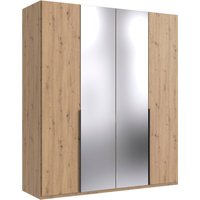 Wimex Kleiderschrank "Mugano,in 8 Breiten,3 Höhen,2 Tiefen, viele Farben, Made in Germany", (in Basic oder Premium Ausstattung mit 2 weiteren Einlegeböden), mit langen oder kurzen Griffen aus Metall, mit oder ohne Spiegel von Wimex