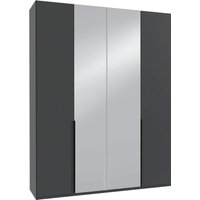 Wimex Kleiderschrank "Mugano,in 8 Breiten,3 Höhen,2 Tiefen, viele Farben, Made in Germany", (in Basic oder Premium Ausstattung mit 2 weiteren Einlegeböden), mit langen oder kurzen Griffen aus Metall, mit oder ohne Spiegel von Wimex