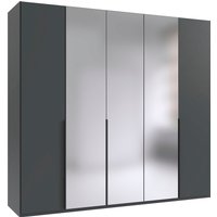 Wimex Kleiderschrank "Mugano,in 8 Breiten,3 Höhen,2 Tiefen, viele Farben, Made in Germany", (in Basic oder Premium Ausstattung mit 2 weiteren Einlegeböden), mit langen oder kurzen Griffen aus Metall, mit oder ohne Spiegel von Wimex