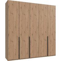 Wimex Kleiderschrank "Mugano,in 8 Breiten,3 Höhen,2 Tiefen, viele Farben, Made in Germany", (in Basic oder Premium Ausstattung mit 2 weiteren Einlegeböden), mit langen oder kurzen Griffen aus Metall, mit oder ohne Spiegel von Wimex