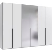 Wimex Kleiderschrank "Mugano,in 8 Breiten,3 Höhen,2 Tiefen, viele Farben, Made in Germany", (in Basic oder Premium Ausstattung mit 2 weiteren Einlegeböden), mit langen oder kurzen Griffen aus Metall, mit oder ohne Spiegel von Wimex