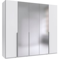 Wimex Kleiderschrank "Mugano,in 8 Breiten,3 Höhen,2 Tiefen, viele Farben, Made in Germany", (in Basic oder Premium Ausstattung mit 2 weiteren Einlegeböden), mit langen oder kurzen Griffen aus Metall, mit oder ohne Spiegel von Wimex