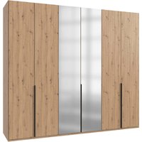 Wimex Kleiderschrank "Mugano,in 8 Breiten,3 Höhen,2 Tiefen, viele Farben, Made in Germany", (in Basic oder Premium Ausstattung mit 2 weiteren Einlegeböden), mit langen oder kurzen Griffen aus Metall, mit oder ohne Spiegel von Wimex