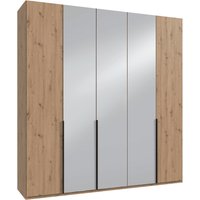 Wimex Kleiderschrank "Mugano,in 8 Breiten,3 Höhen,2 Tiefen, viele Farben, Made in Germany", (in Basic oder Premium Ausstattung mit 2 weiteren Einlegeböden), mit langen oder kurzen Griffen aus Metall, mit oder ohne Spiegel von Wimex