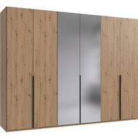 Wimex Kleiderschrank "Mugano,in 8 Breiten,3 Höhen,2 Tiefen, viele Farben, Made in Germany", (in Basic oder Premium Ausstattung mit 2 weiteren Einlegeböden), mit langen oder kurzen Griffen aus Metall, mit oder ohne Spiegel von Wimex